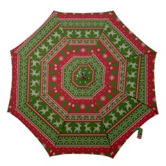 Christmas Knitting Pattern Hook Handle Umbrellas (large) by Vaneshart