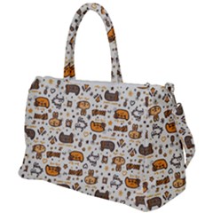 Animal Patterns Safari Duffel Travel Bag by Vaneshart