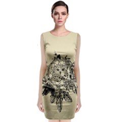 Owl On A Dreamcatcher Classic Sleeveless Midi Dress by FantasyWorld7