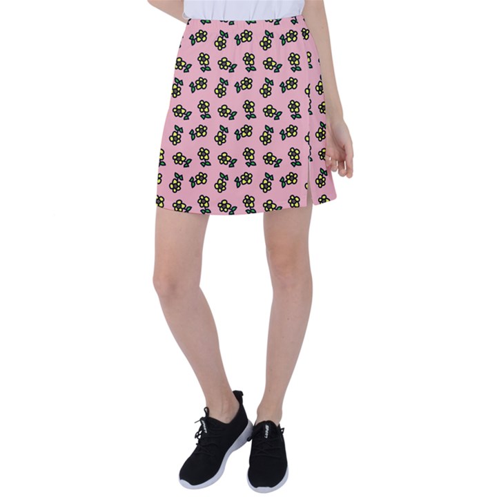 Daisy Pink Tennis Skirt