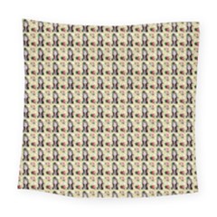 Chrix Pat Beige Square Tapestry (large)