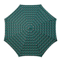 Chrix Pat Teal Golf Umbrellas by snowwhitegirl