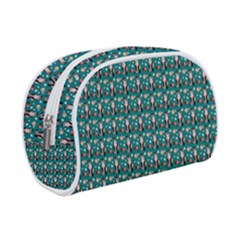 Chrix Pat Teal Makeup Case (small) by snowwhitegirl