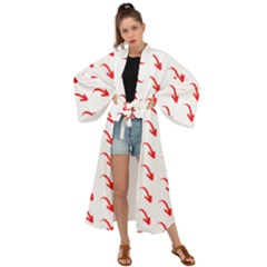 Create Your Own Custom Online Full Print Blank Template Maxi Kimono by startdesign