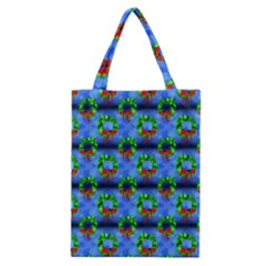 Christmas Wreath Classic Tote Bag by bloomingvinedesign