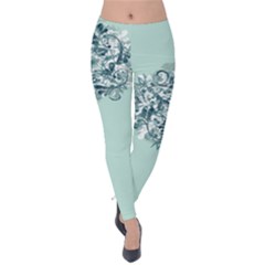 Holiday 2019 Snowflake Velvet Leggings by TrueAwesome