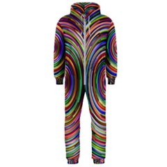 Vectors Background Hooded Jumpsuit (Men) 