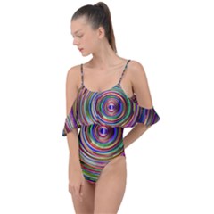 Vectors Background Drape Piece Swimsuit