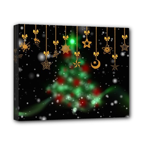 Christmas Star Jewellery Canvas 10  X 8  (stretched) by Alisyart