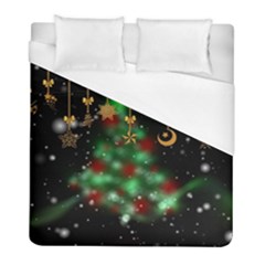 Christmas Star Jewellery Duvet Cover (full/ Double Size) by Alisyart