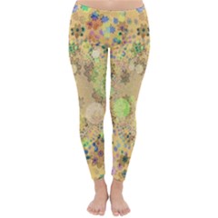 Flowers Color Colorful Watercolour Classic Winter Leggings by HermanTelo