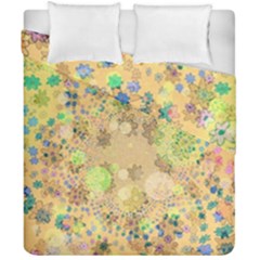 Flowers Color Colorful Watercolour Duvet Cover Double Side (california King Size) by HermanTelo