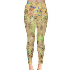 Flowers Color Colorful Watercolour Inside Out Leggings by HermanTelo