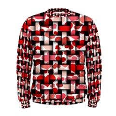 Background Red Summary Men s Sweatshirt