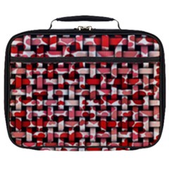 Background Red Summary Full Print Lunch Bag