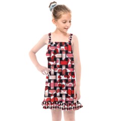 Background Red Summary Kids  Overall Dress by HermanTelo