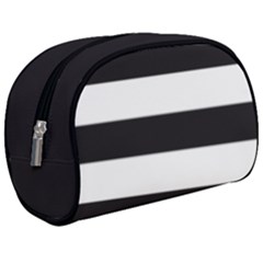 Black And White Large Stripes Goth Mime French Style Makeup Case (medium) by genx