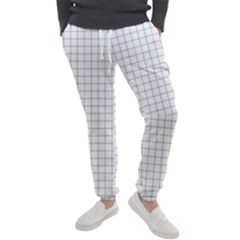 Aesthetic Black And White Grid Paper Imitation Men s Jogger Sweatpants by genx