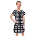 Pattern Formes Ronds Noir Kids  Drop Waist Dress View1