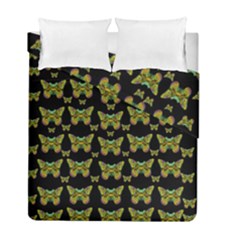 Butterflies With Wings Of Freedom And Love Life Duvet Cover Double Side (full/ Double Size) by pepitasart