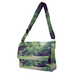 Photo Vue Sur Forêt  Full Print Messenger Bag (m) by kcreatif