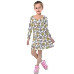 Zappwaits 88 Kids  Long Sleeve Velvet Dress by zappwaits