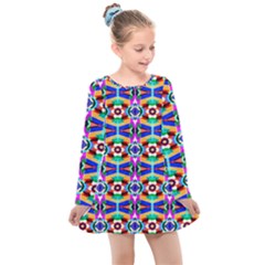 Ab 139 Kids  Long Sleeve Dress by ArtworkByPatrick