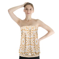 Oaxaca Black Mud Mexico Indigenous Strapless Top by Alisyart