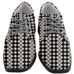 White Plaid Texture Women Heeled Oxford Shoes by Mariart