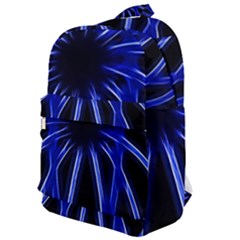 Light Effect Blue Bright Design Classic Backpack by HermanTelo