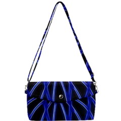 Light Effect Blue Bright Design Removable Strap Clutch Bag by HermanTelo