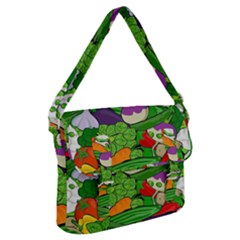 Vegetables Bell Pepper Broccoli Buckle Messenger Bag by HermanTelo