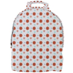 Background Flowers Multicolor Mini Full Print Backpack