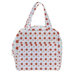 Background Flowers Multicolor Boxy Hand Bag
