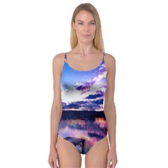 Photo Coucher Du Soleil Effet Galaxy Camisole Leotard  by kcreatif