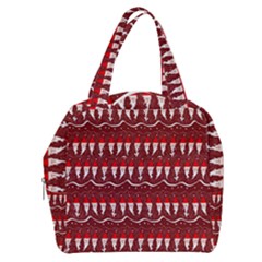 Bearded Santa Pattern Boxy Hand Bag by bloomingvinedesign