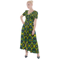 Ab 155 Button Up Short Sleeve Maxi Dress by ArtworkByPatrick