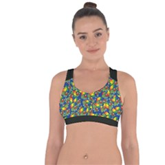 Clown World Pepe The Frog Honkhonk Meme Kekistan Funny Pattern Blue  Cross String Back Sports Bra by snek