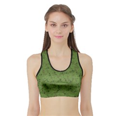 Groyper Pepe The Frog Original Meme Funny Kekistan Green Pattern Sports Bra With Border by snek