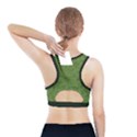 Groyper Pepe The Frog original meme funny Kekistan green pattern Sports Bra With Pocket View2