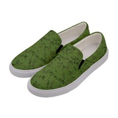 Groyper Pepe The Frog Original Meme Funny Kekistan Green Pattern Women s Canvas Slip Ons by snek