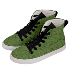 Groyper Pepe The Frog Original Meme Funny Kekistan Green Pattern Women s Hi-top Skate Sneakers by snek