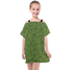 Groyper Pepe The Frog Original Meme Funny Kekistan Green Pattern Kids  One Piece Chiffon Dress by snek