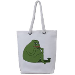 Groyper Pepe The Frog Original Funny Kekistan Meme  Full Print Rope Handle Tote (small) by snek