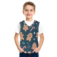 Colourful Funny Christmas Pattern Kids  Sportswear by Vaneshart