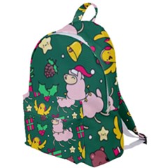 Funny Decoration Christmas Pattern Background The Plain Backpack by Vaneshart