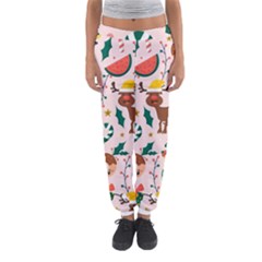 Colorful Funny Christmas Pattern Merry Xmas Women s Jogger Sweatpants