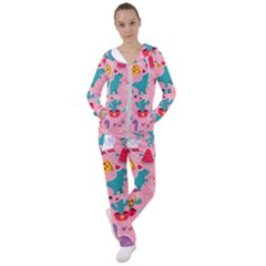 Colorful Funny Christmas Pattern Ho Ho Ho Women s Tracksuit