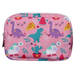 Colorful Funny Christmas Pattern Ho Ho Ho Make Up Pouch (Small)