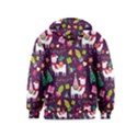Colorful Funny Christmas Pattern Kids  Pullover Hoodie View2